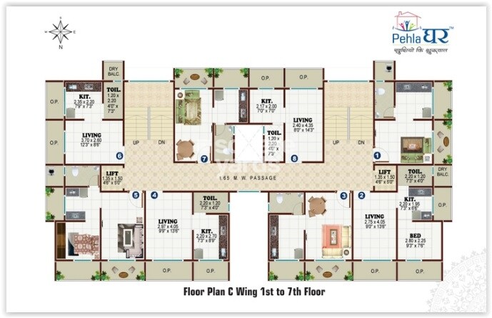 Laabh Pehla Ghar Divekar Complex Floor Plans