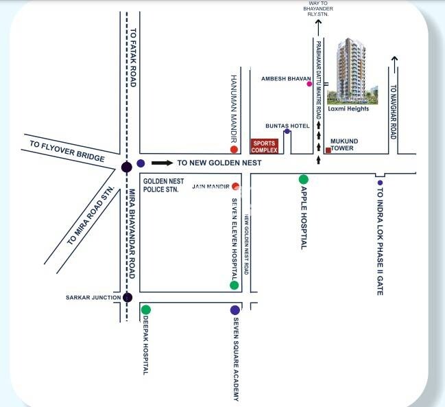 Laxmi Heights Bhayandar Location Image