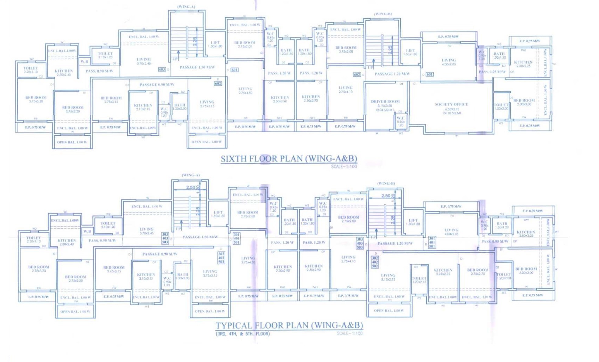 Laxmi Residency Badlapur Floor Plans
