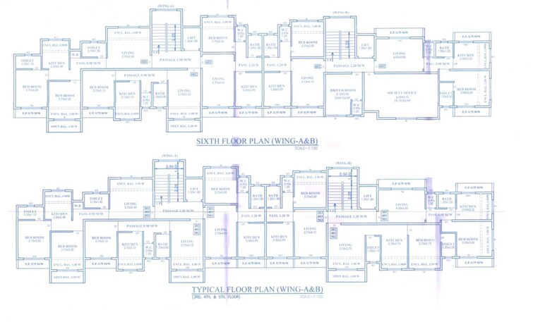 Laxmi Residency Badlapur Floor Plans