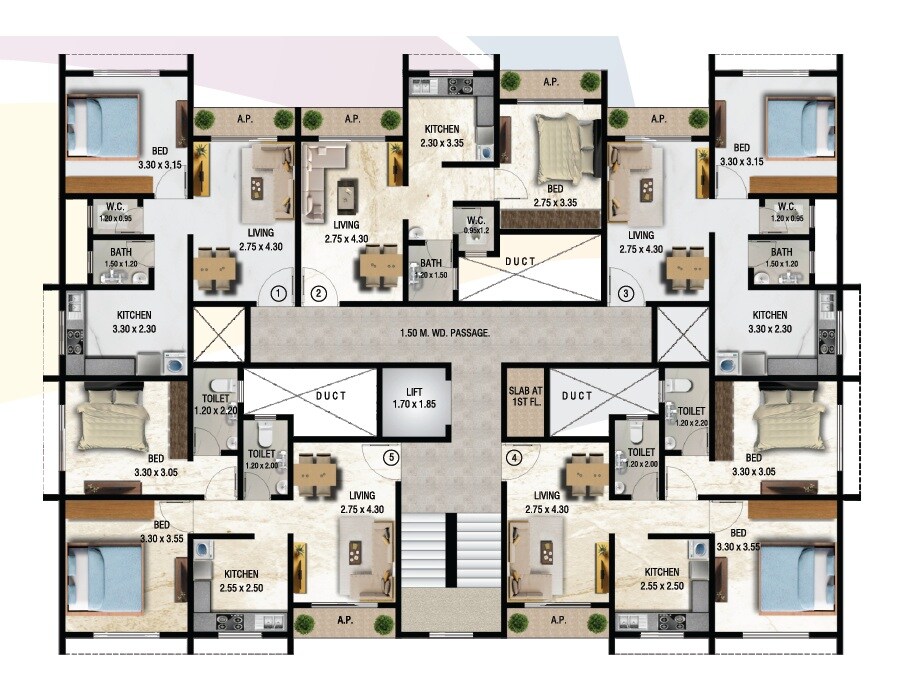 Laxmi Sai Ratanlaxmi CHS Floor Plans