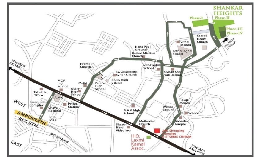 Laxmi Shankar Heights Location Image