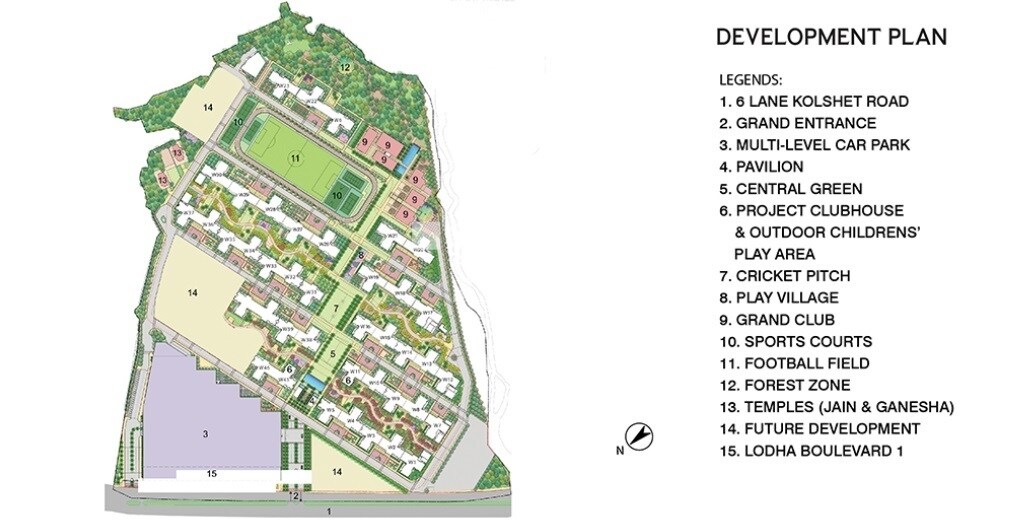 Lodha Amara New Tower Master Plan Image