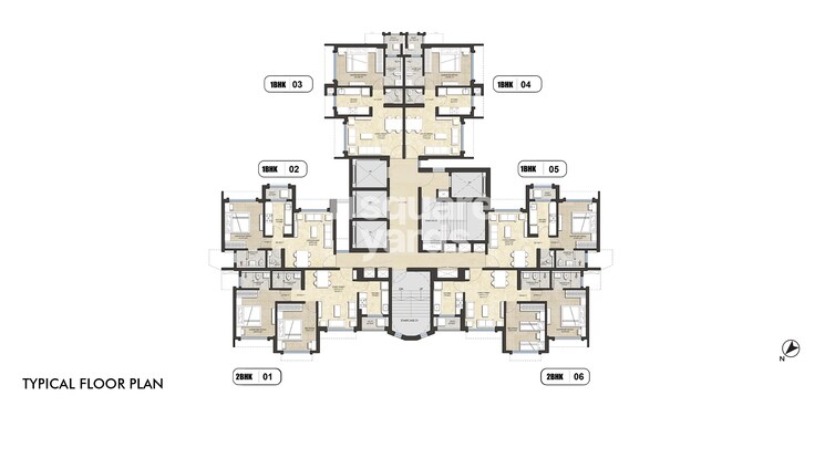 Rental 3 Bedroom 955 Sq.Ft. Apartment in Lodha Amara, Kolshet Road ...