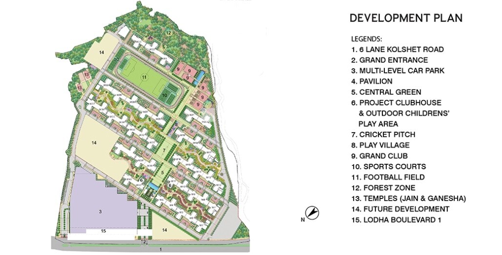 Lodha Amara Tower 49 and 50 Master Plan Image