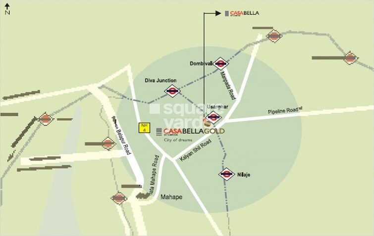 Lodha Casa Bella Gold Location Image