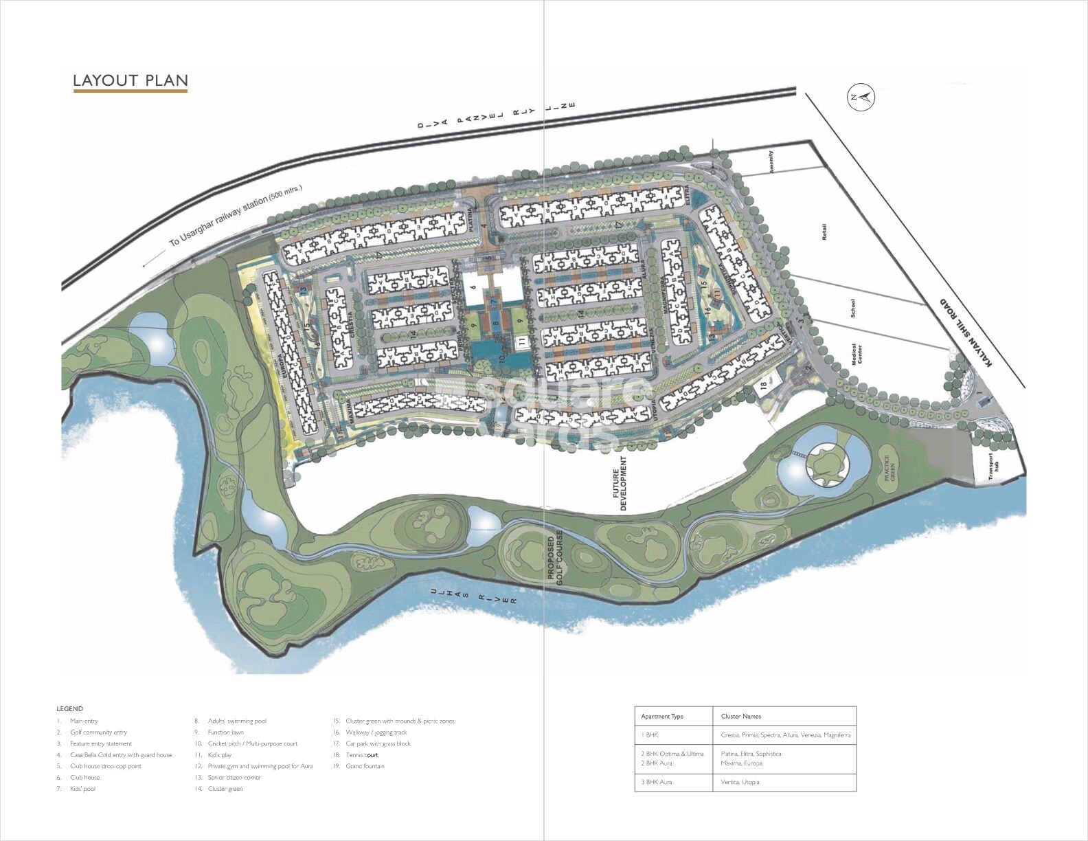 Lodha Casa Bella Gold Master Plan 1
