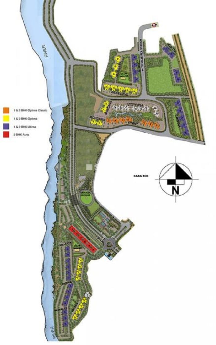 Lodha Casa Rio Gold Master Plan 1