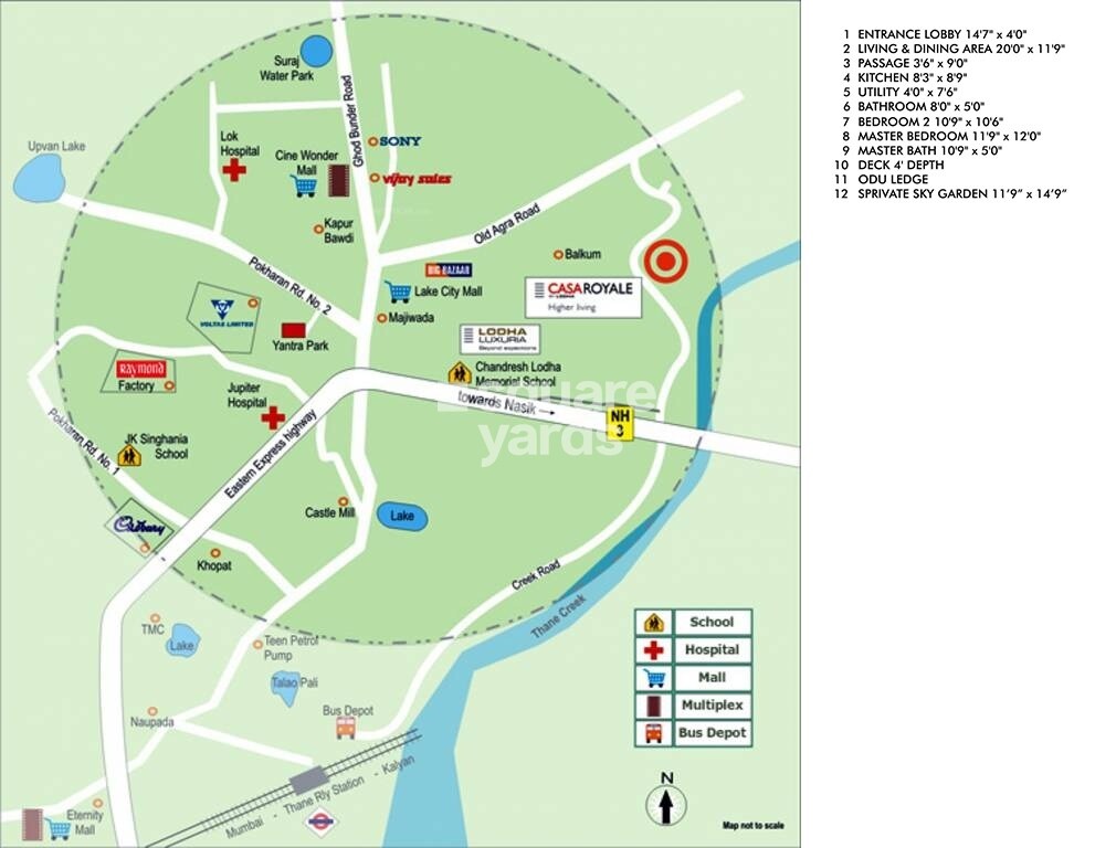 Lodha Casa Royale Location Image