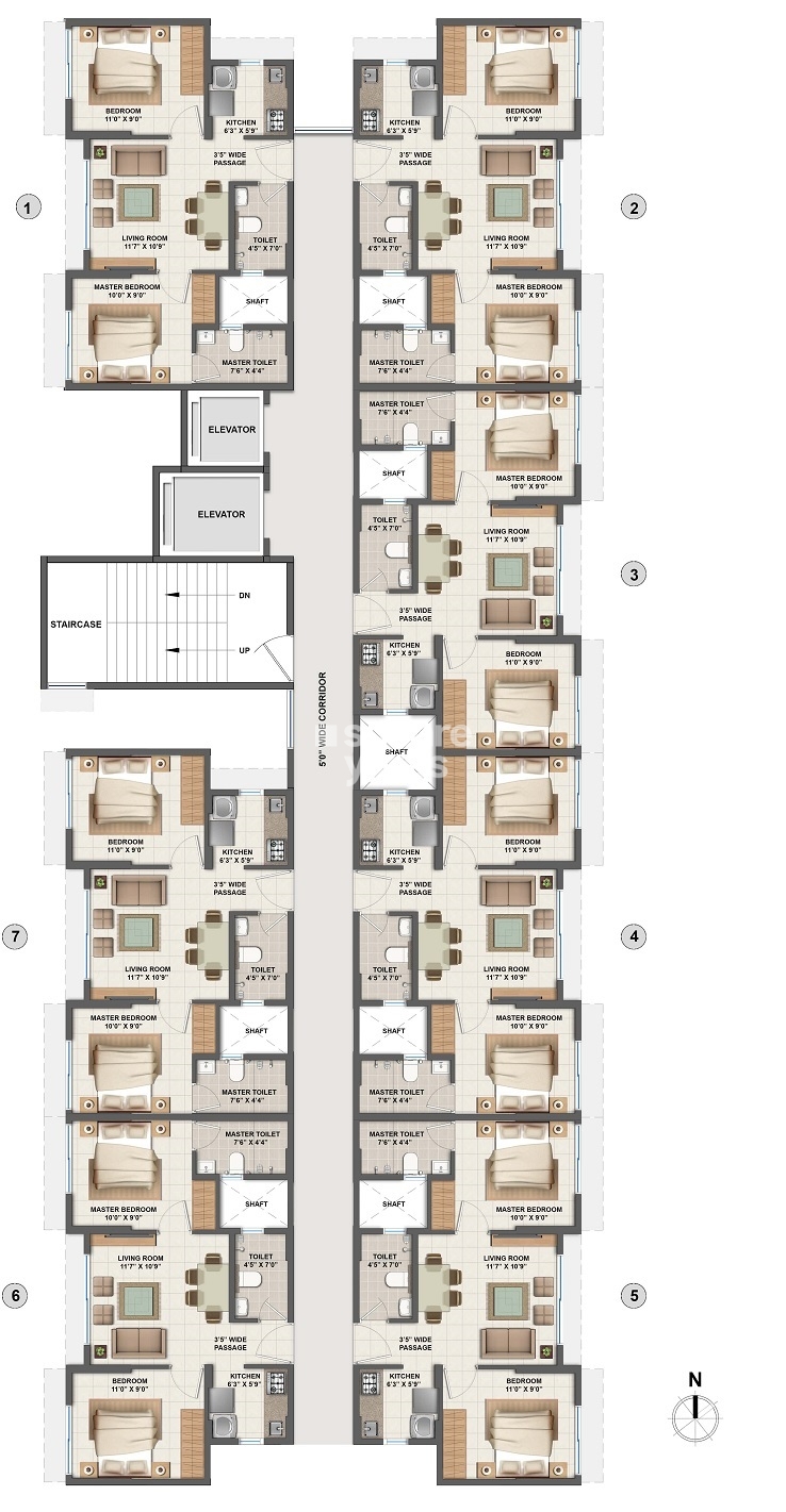 Lodha Crown Quality Homes Dombivli Floor Plans