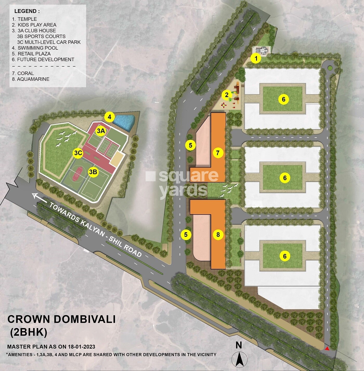 Lodha-Crown-Quality-Homes-Dombivli_a model of a train on a train track