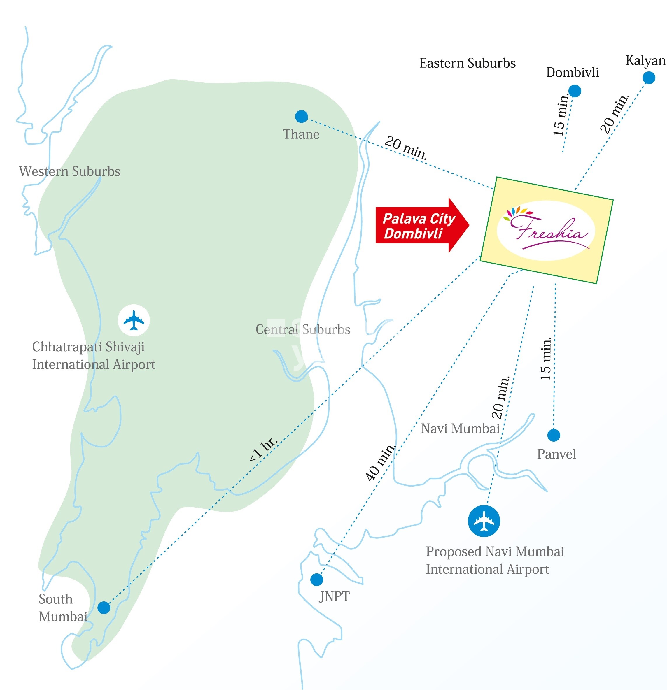 Lodha Freshia Location Image