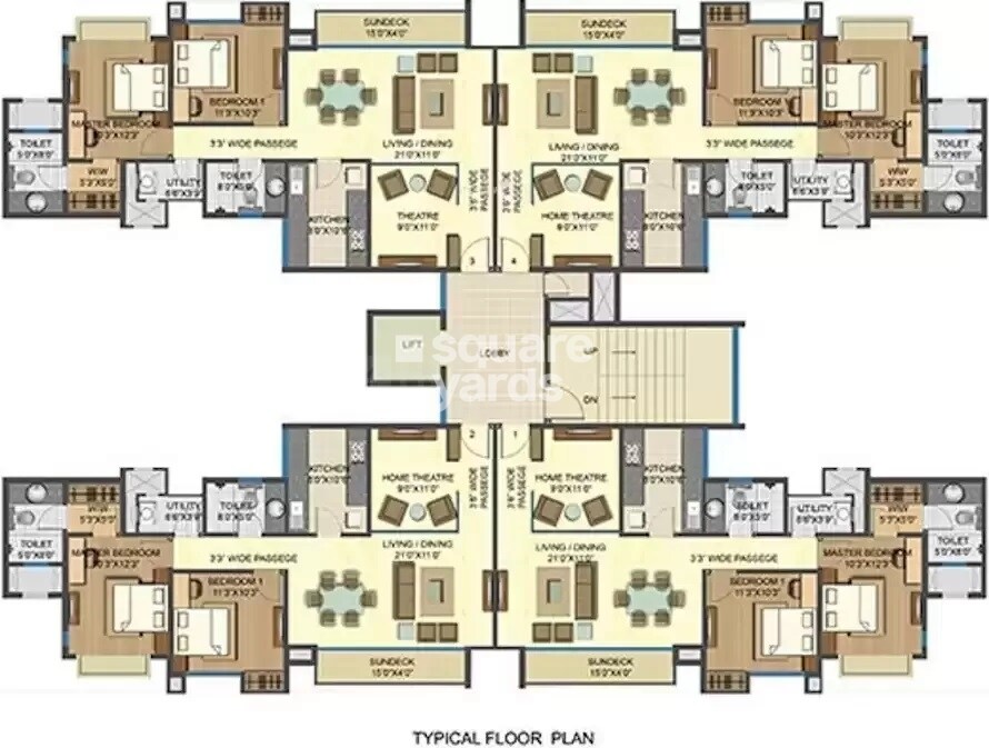 Lodha Golflinks Floor Plans