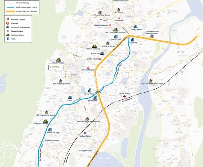 Lodha Grandezza Location Image