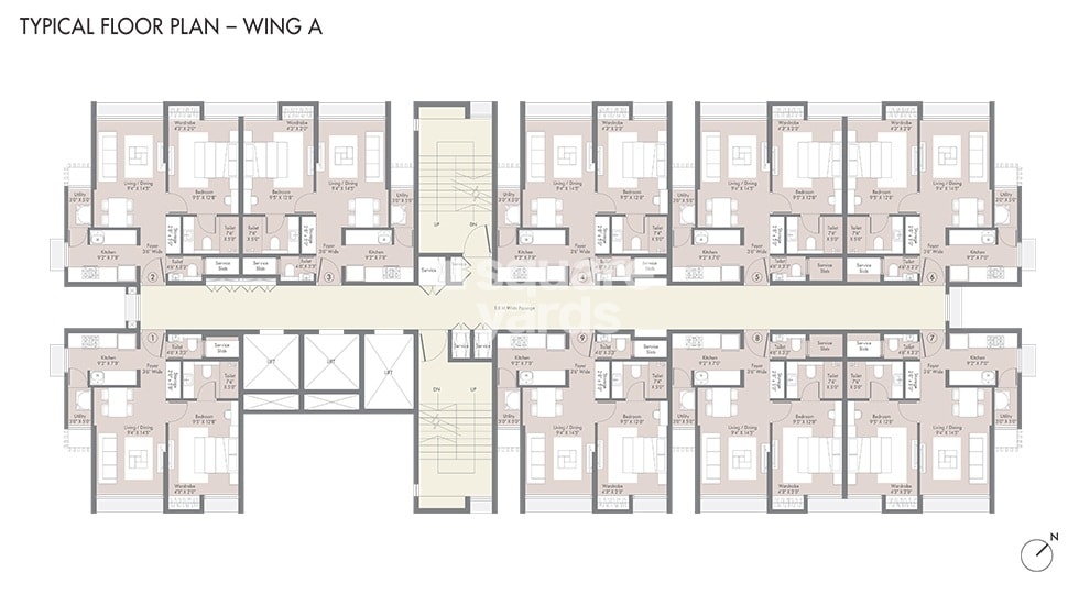 Lodha Majiwada Tower 4 Floor Plans