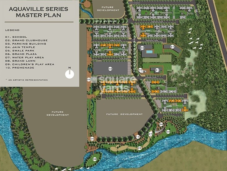 Lodha Palava Aquaville Series Milano D G Master Plan 1