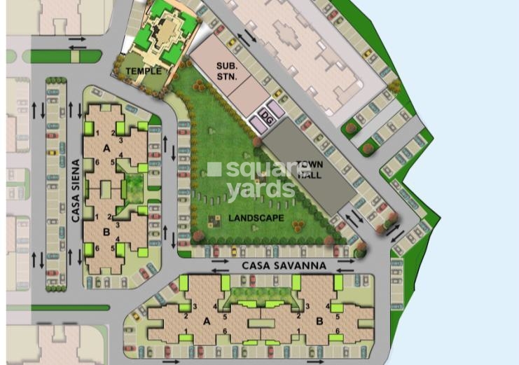 Lodha Palava Casa Siena Master Plan Image