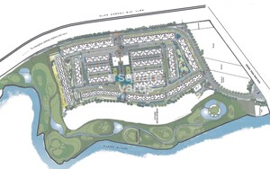 Lodha-Palava-Casa-Sophistica_a sculpture of a train on top of a hill