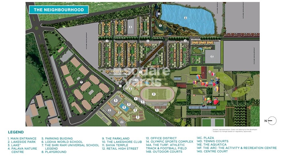 Lodha Palava City Lakeshore Greens Master Plan 1