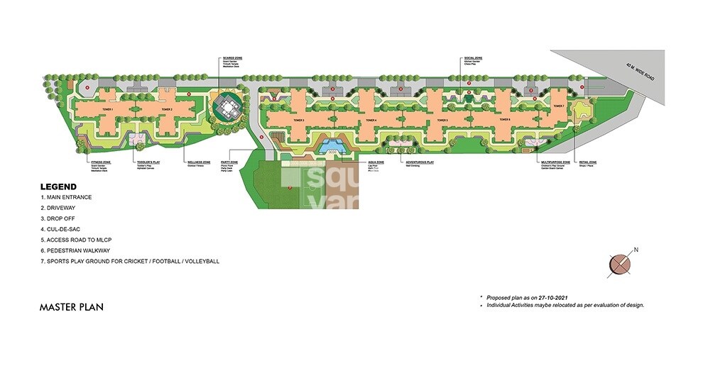 Lodha Palava Crown Master Plan 1