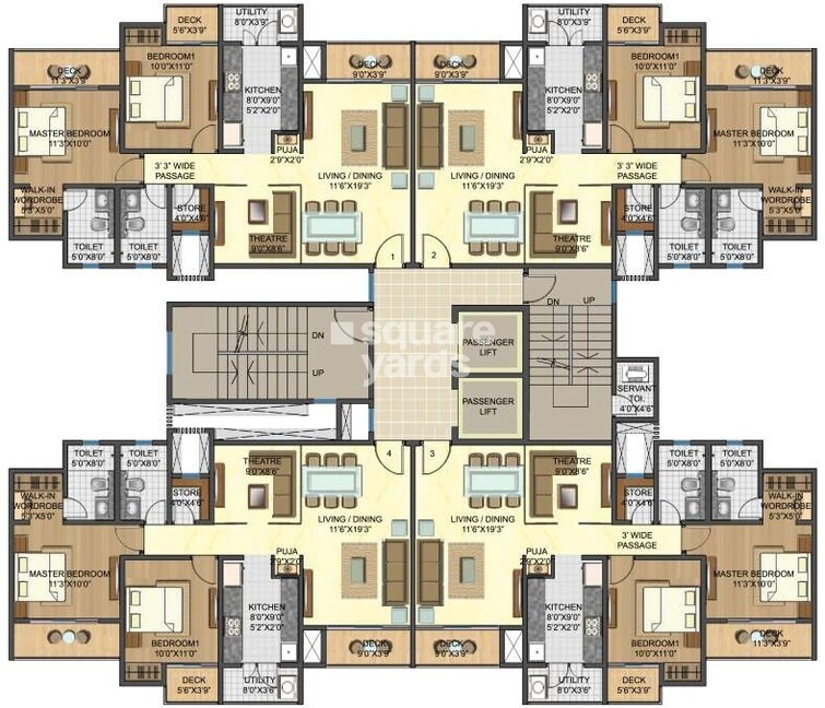 Lodha Palava Exotica Floor Plans