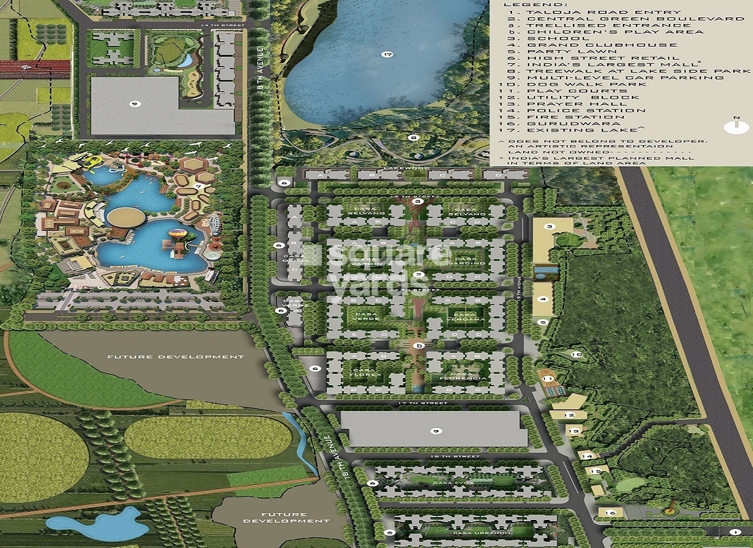 Lodha Palava Mangolia Master Plan Image