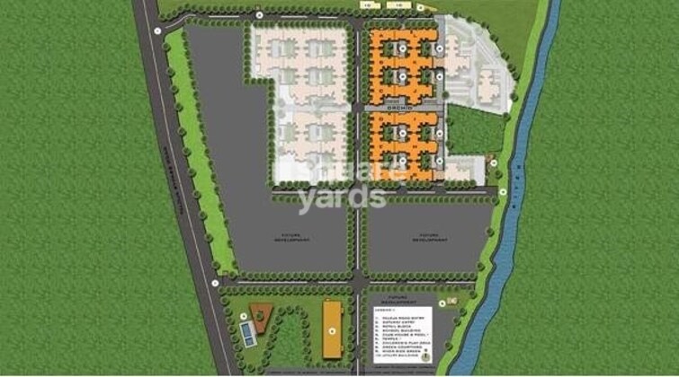 Lodha Palava Orchid A to L Master Plan Image