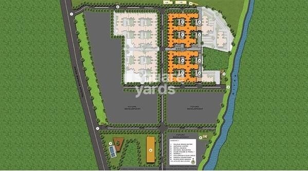 Lodha-Palava-Orchid-M-N-O_a field with a baseball field and a stadium