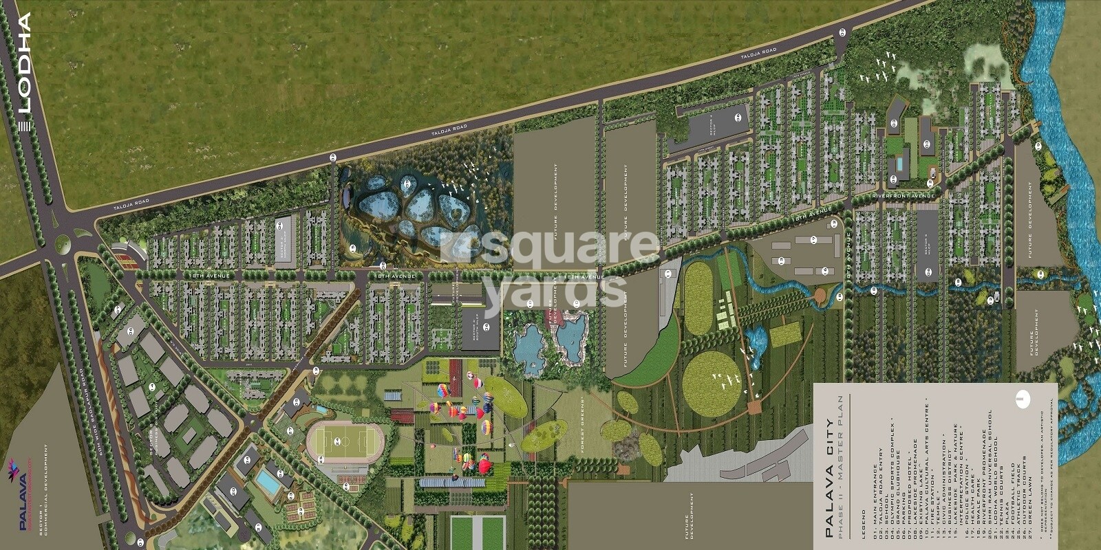 Lodha Palava Riverside Master Plan Image