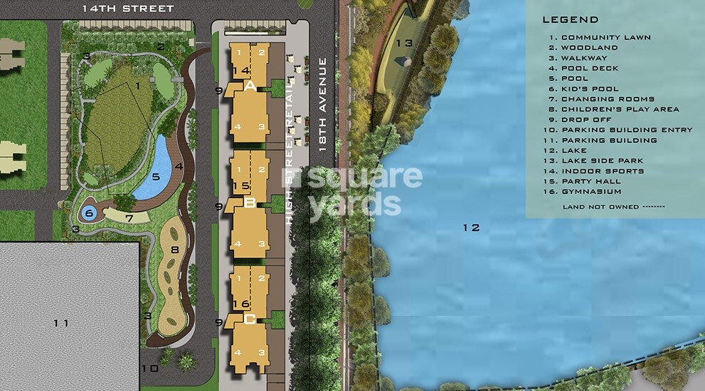 Lodha Palava Trinity A To C Master Plan 2