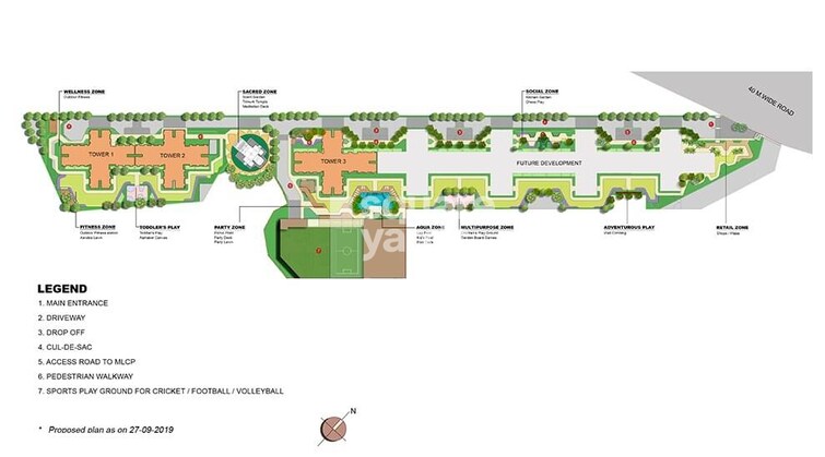 Lodha Crown Quality Homes Master Plan Image
