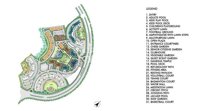 Lodha Splendora River View Master Plan Image