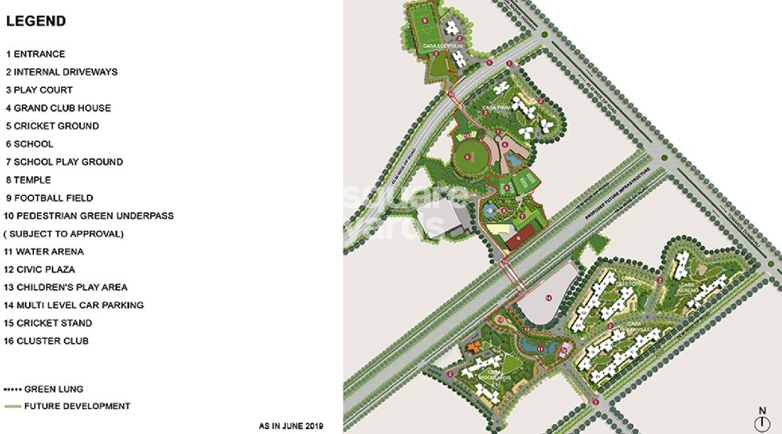 Lodha Upper Thane Magnolia A B And C Master Plan Image