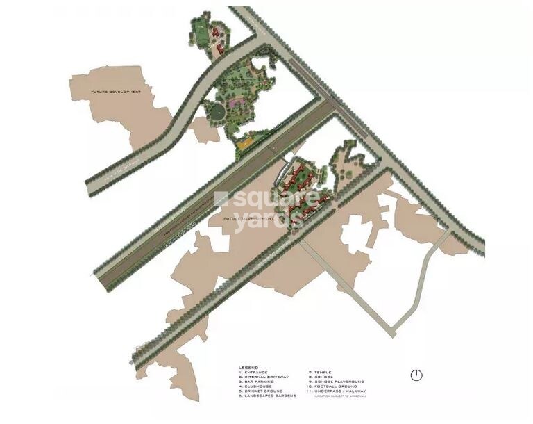 Lodha Upper Thane Maple A And B Master Plan 1