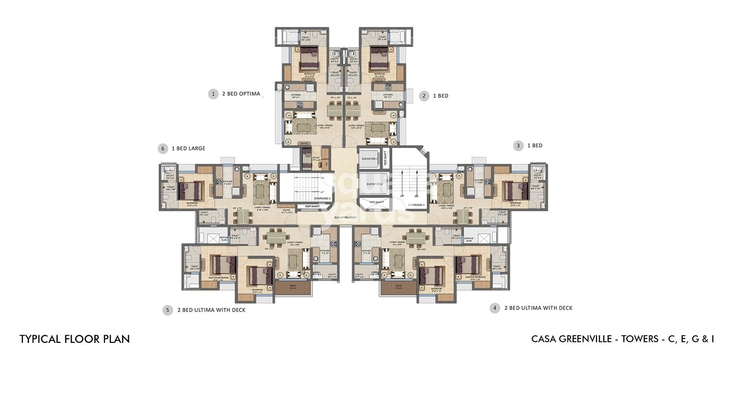 Lodha Upper Thane Floor Plans 2