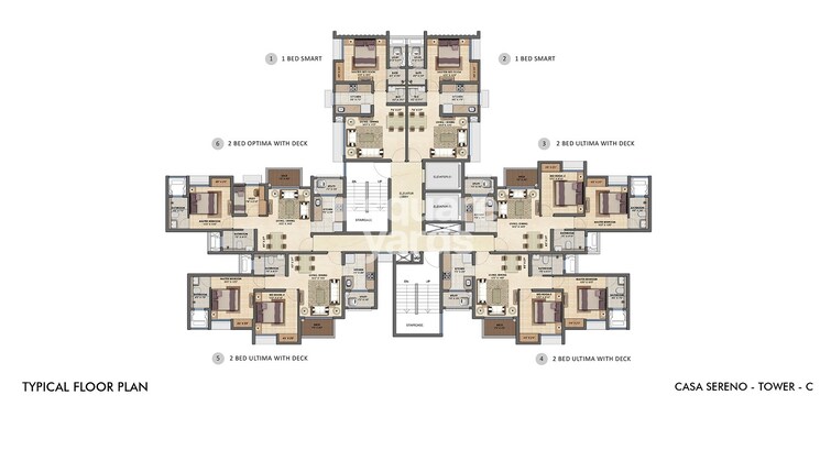 Lodha Upper Thane Floor Plans 3