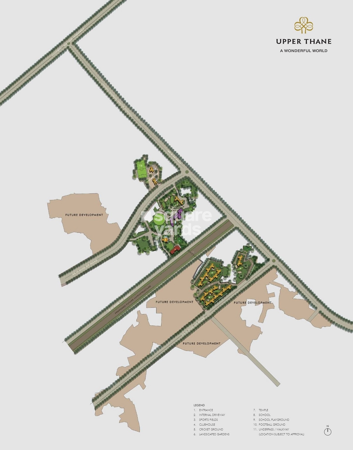 Lodha Upper Thane Supremus Master Plan Image