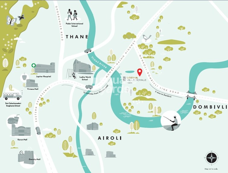 Lodha Villa Royale Location Image