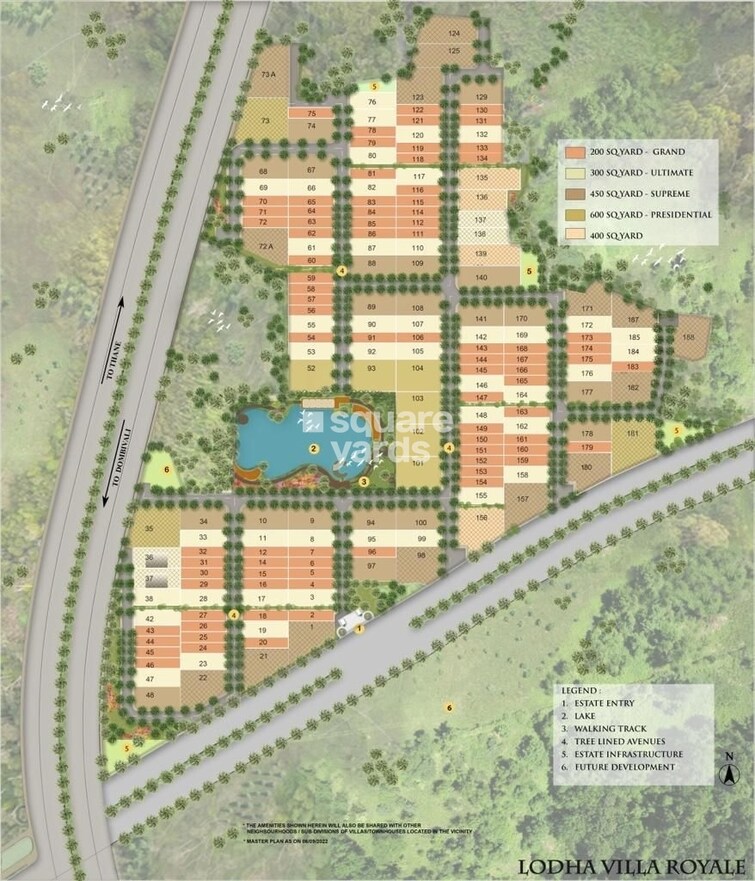 Lodha Villa Royale Master Plan Image