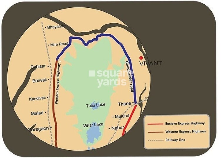 Lodha Vivant Location Image