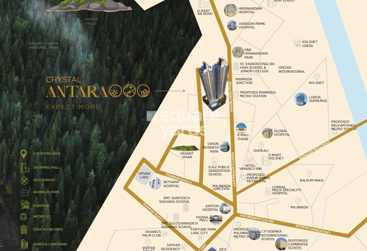 Luxora Crystal Antara Location Image