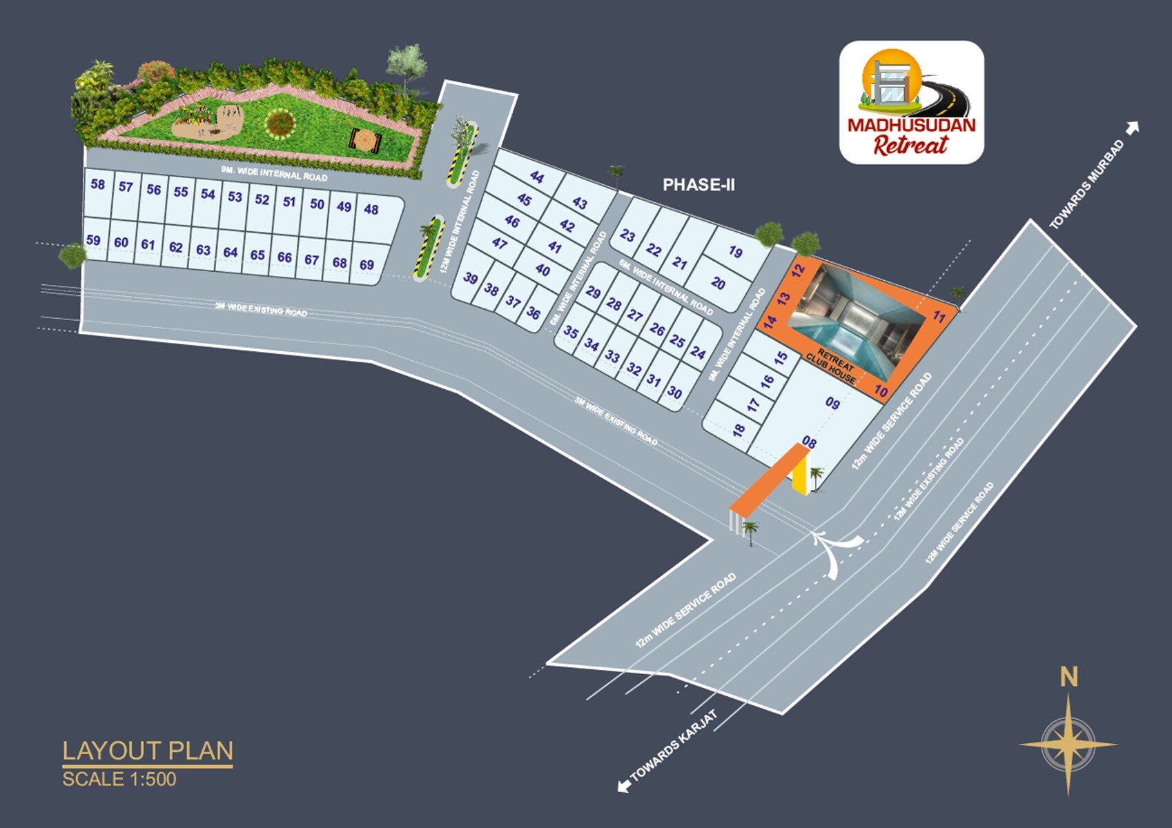 Madhusudan Retreat Terraces Master Plan 1