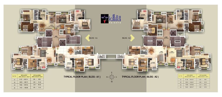 Mahakali Kalika Heights Floor Plans