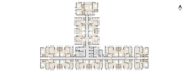 Mahindra Lifespaces Happinest Kalyan 2 Floor Plans