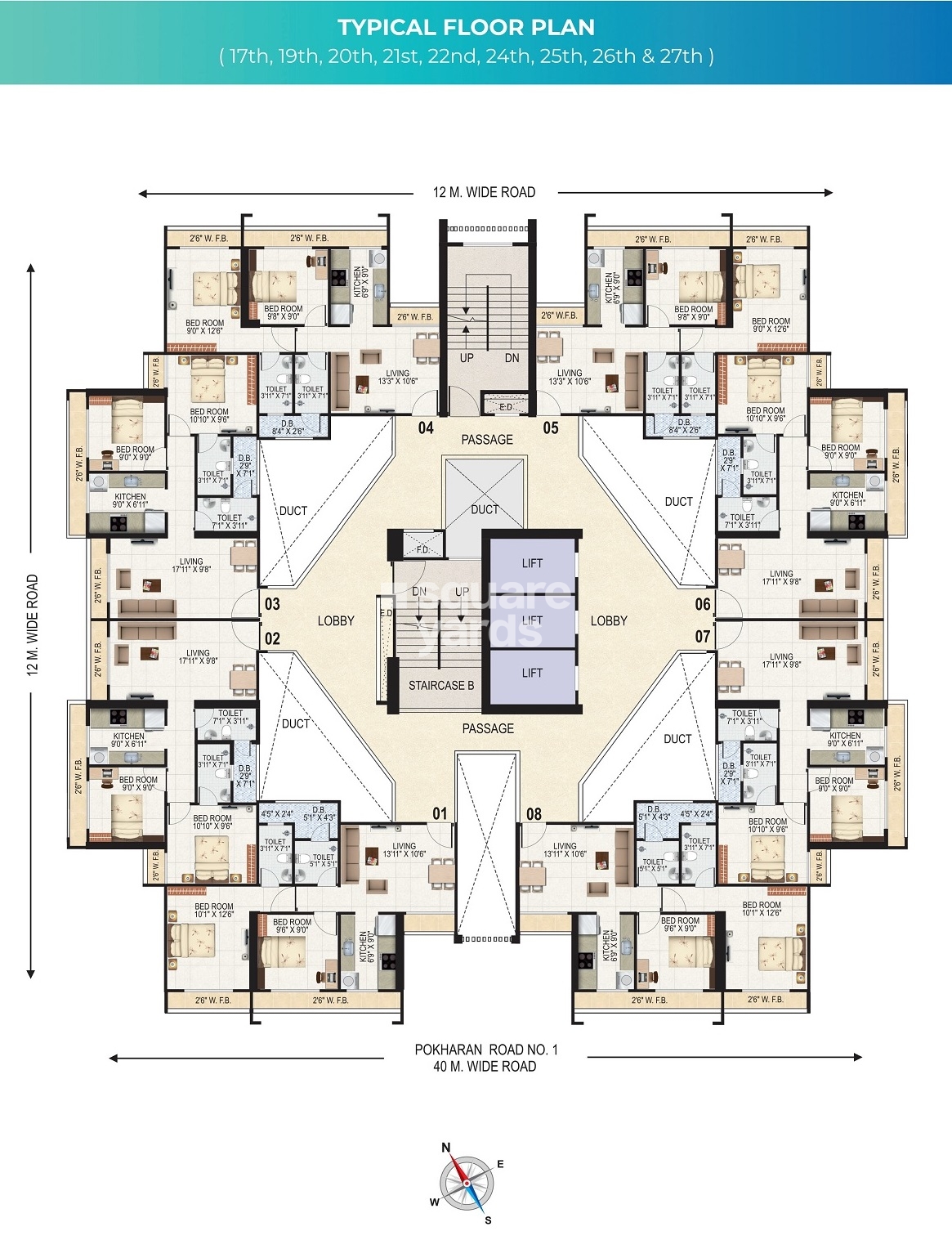 Maithili Pride Floor Plans