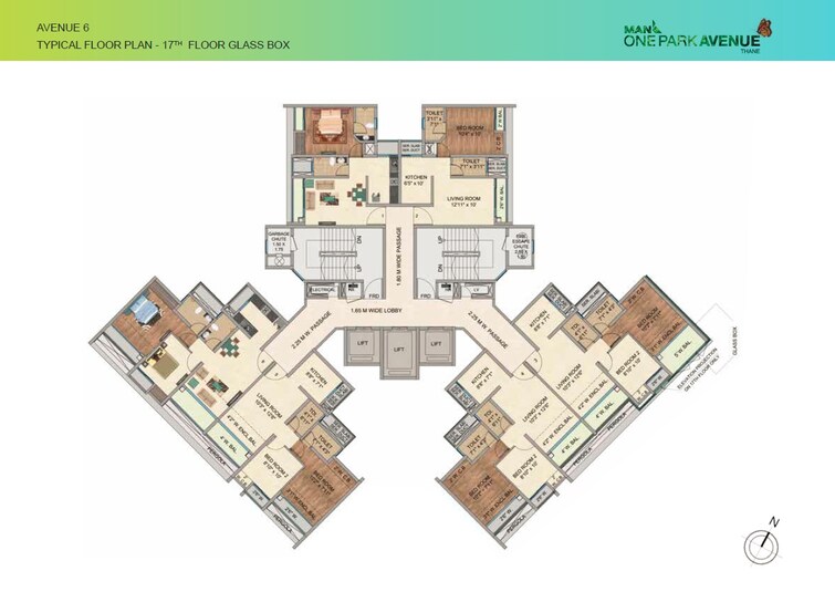 Man One park Avenue Floor Plans