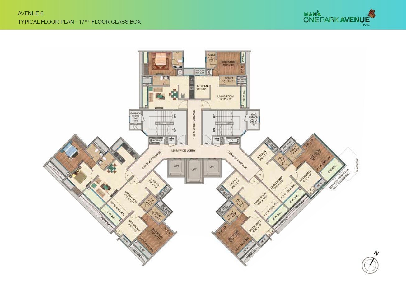 Man One park Avenue Floor Plans