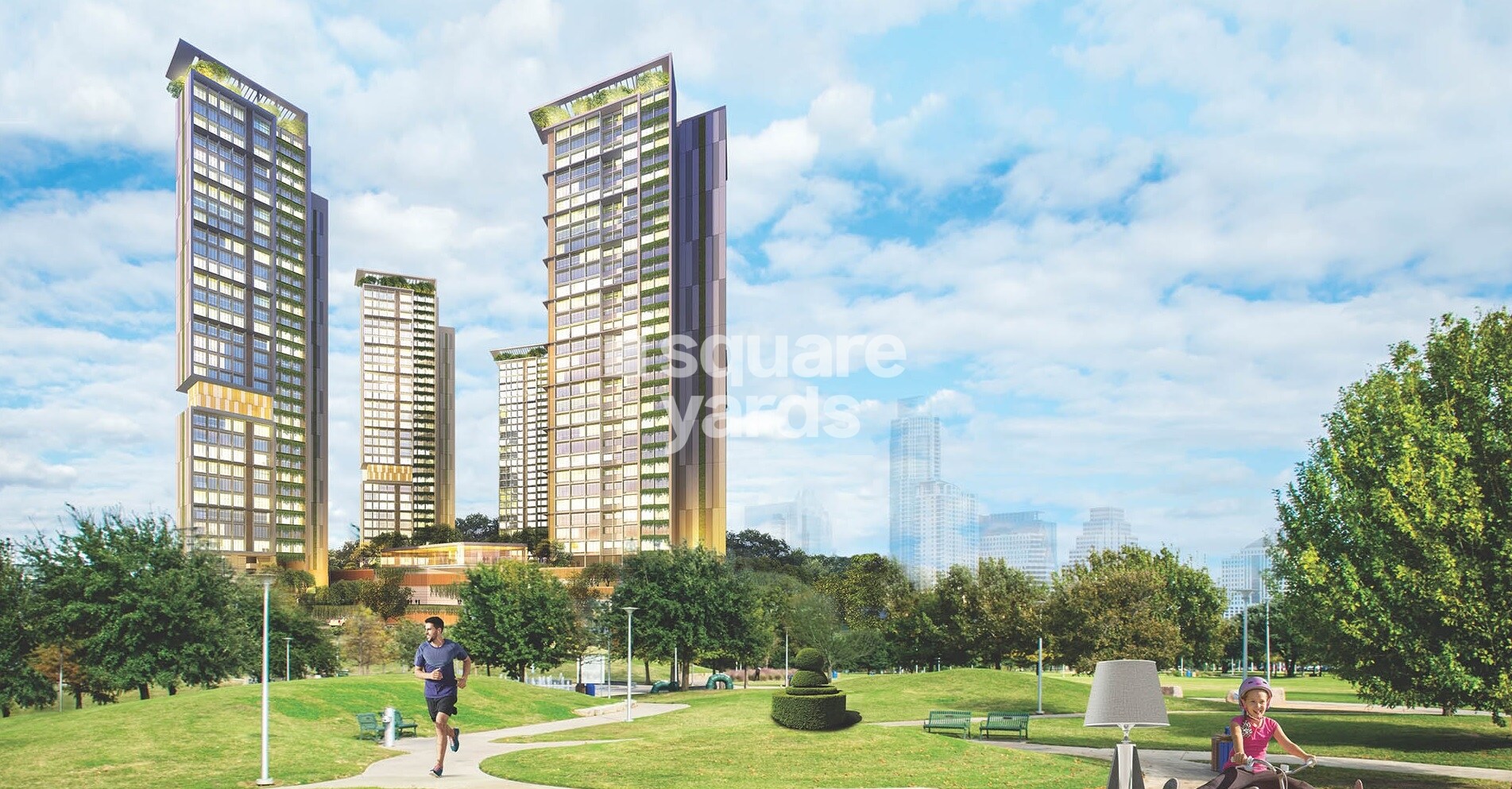 Man One park Avenue Tower View