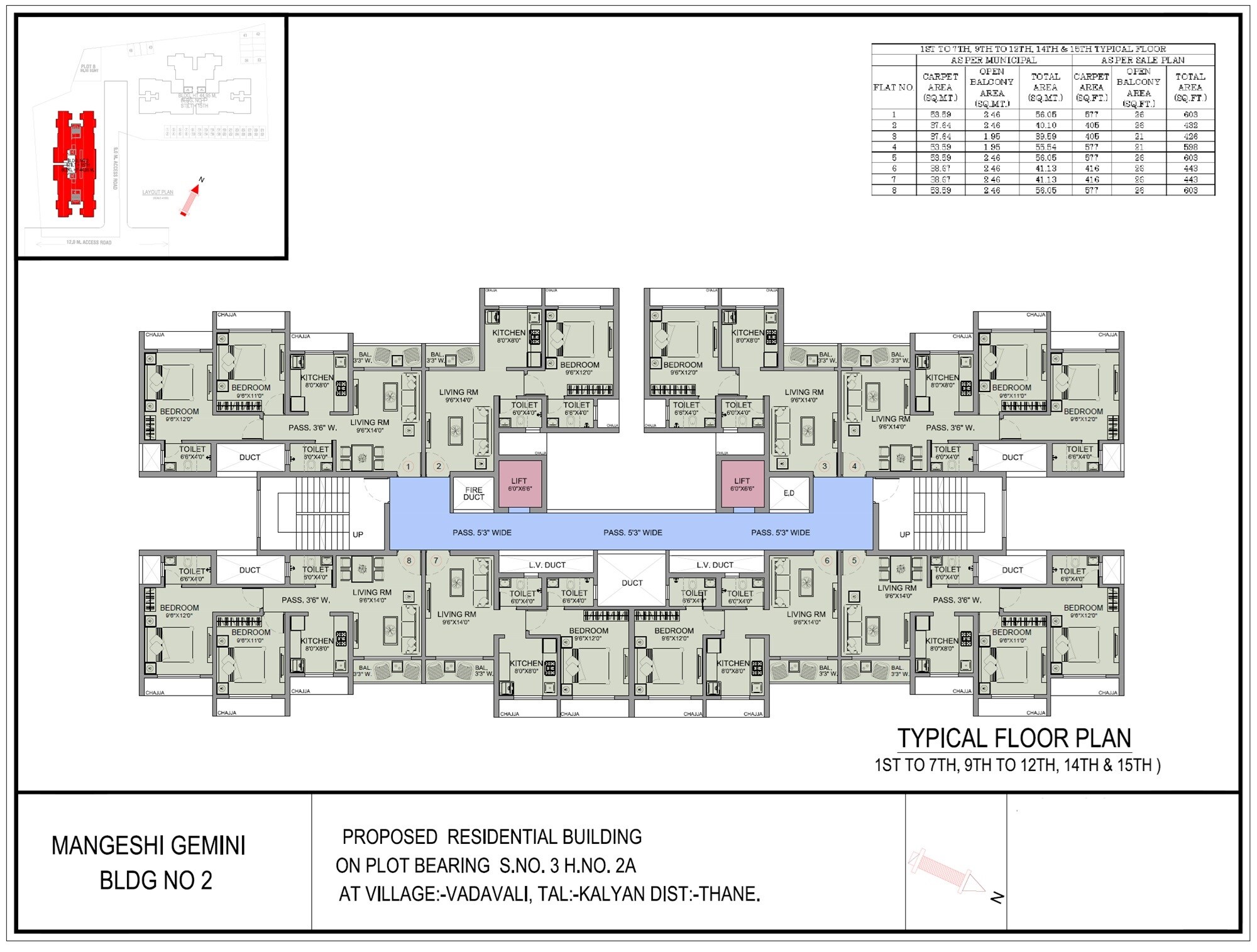 Mangeshi Gemini Floor Plans 2