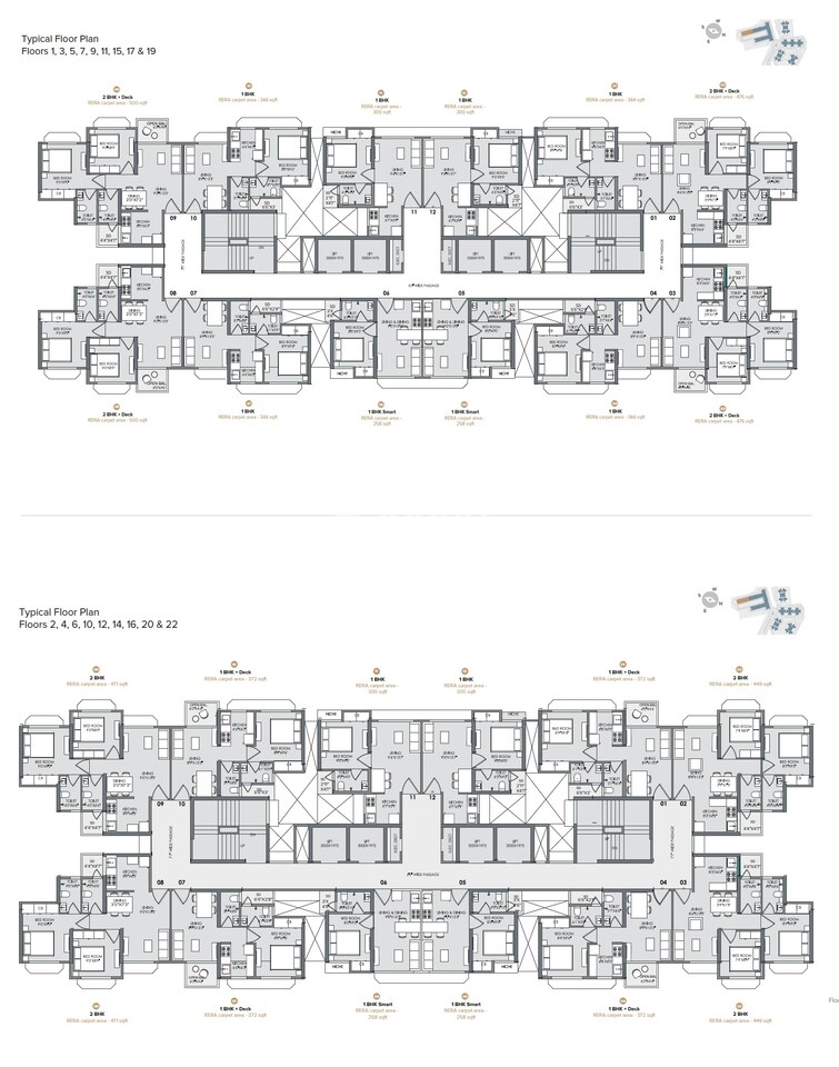 Marathon Nextown Floor Plans